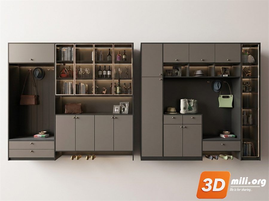 Shoe cabinet Skp Files